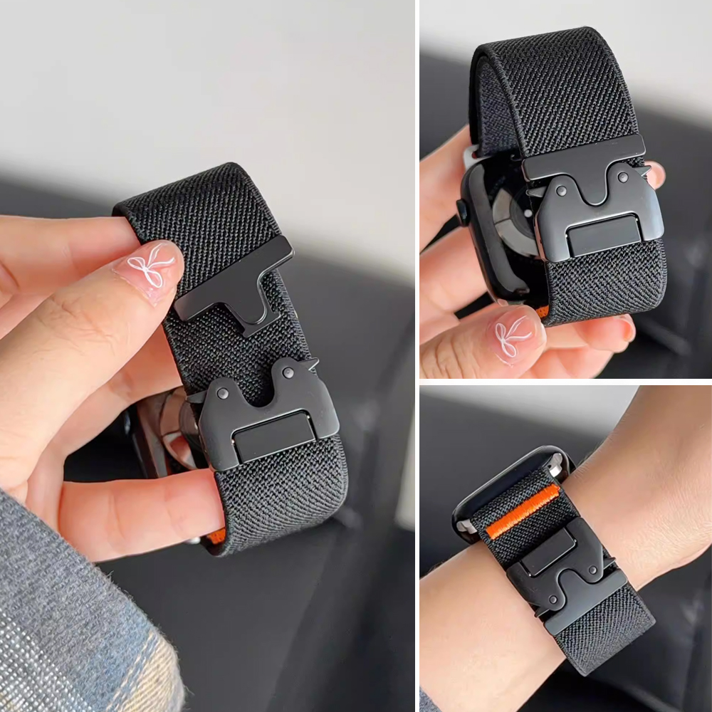 Parachute Strap Elastic - Apple Watch Ultra 3 Kayışı 49mm