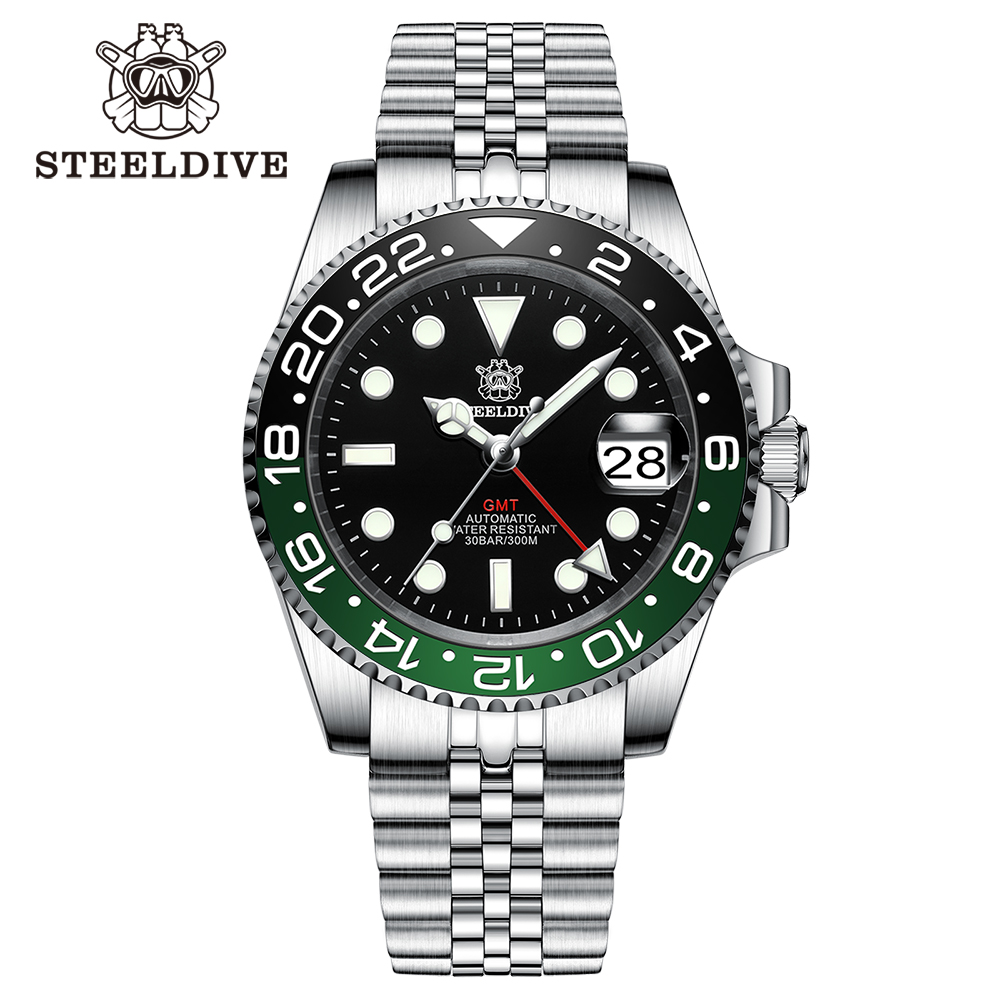 Seiko Watch 5 Sports - STEELDIVE SD1993 V2 Çift Yönlü Seramik