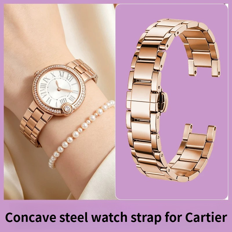 Kadın Çentikli Paslanmaz Çelik - Cartier Watch Ballon Bleu incelemesi ve fiyatı