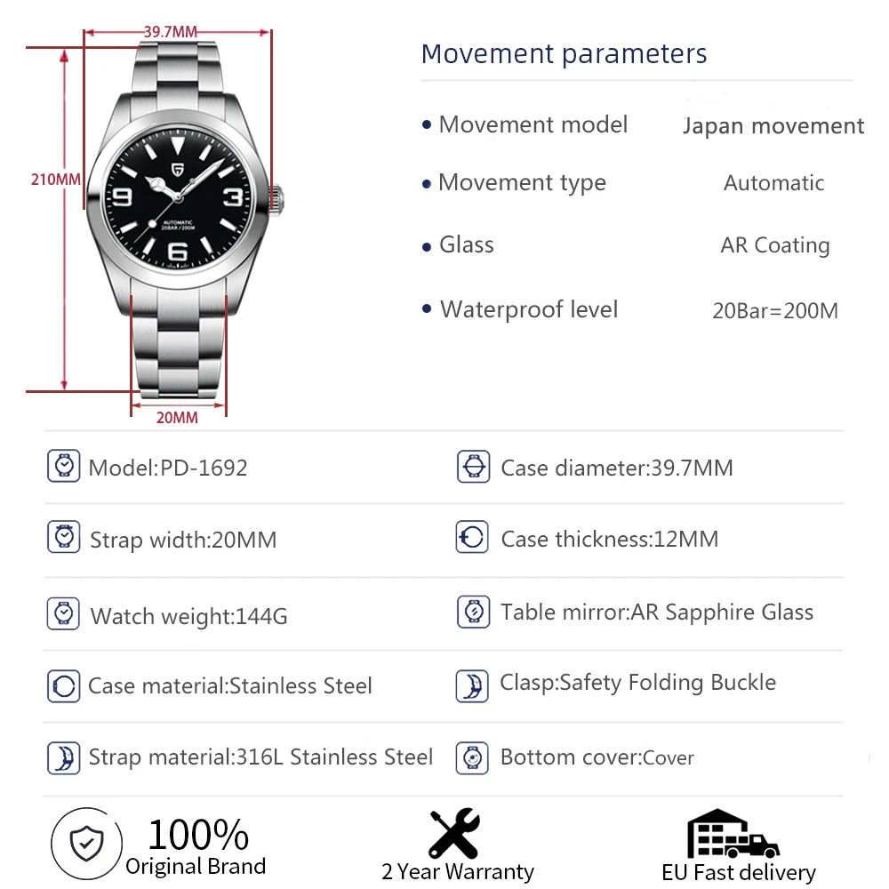 2025 Yeni PAGANI TASARIM 40 MM - Seiko Watch Presage incelemesi ve fiyatı