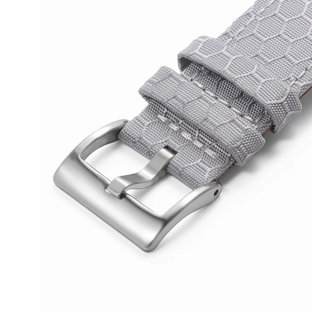 20mm 22mm Pürüzsüz Hakiki Nayl - Perlon Strap Woven incelemesi ve fiyatı