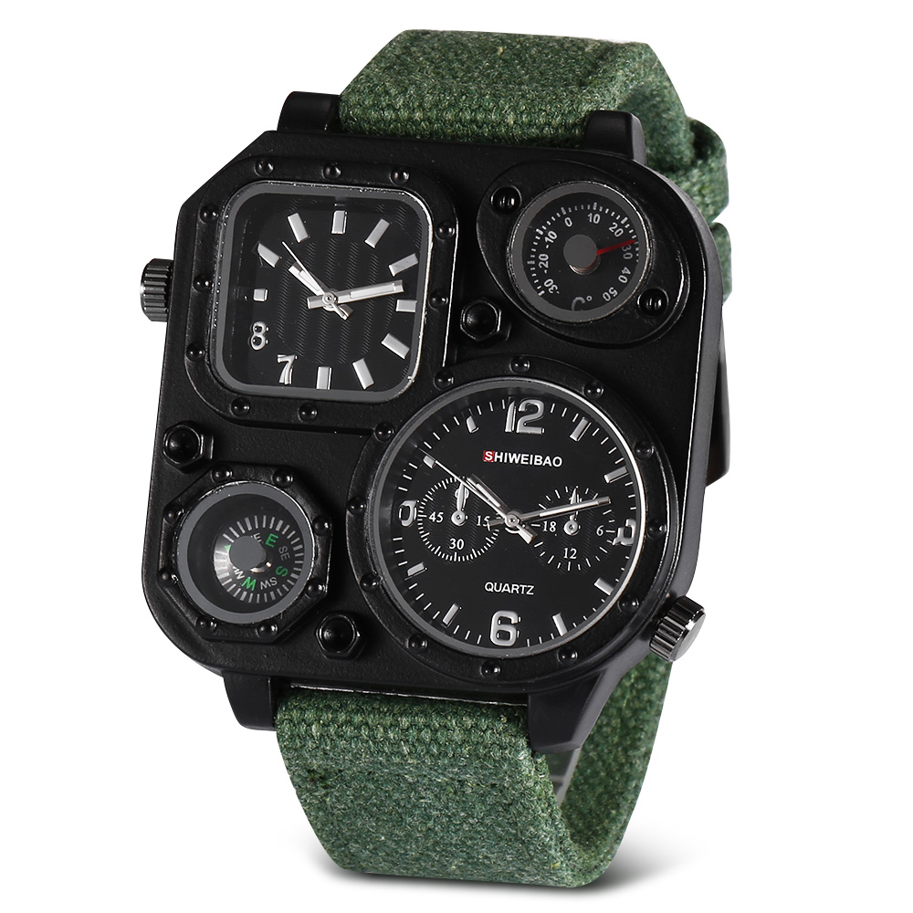 Kuvars Erkek Saatler Top Marka - Canvas Strap Watch incelemesi ve fiyatı