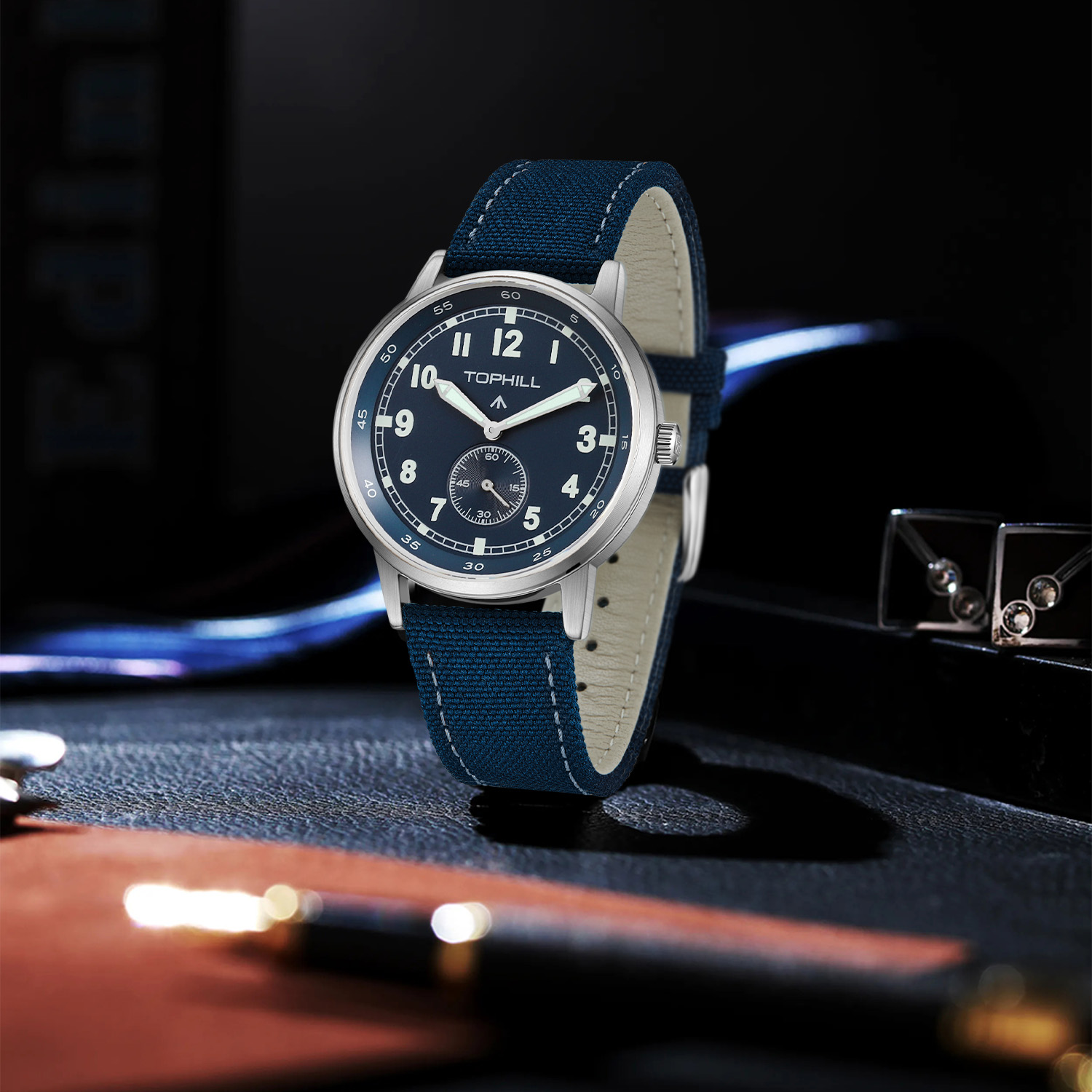 2025 Yeni TOPHILL TW099G 40mm  - Canvas Strap Watch incelemesi ve fiyatı