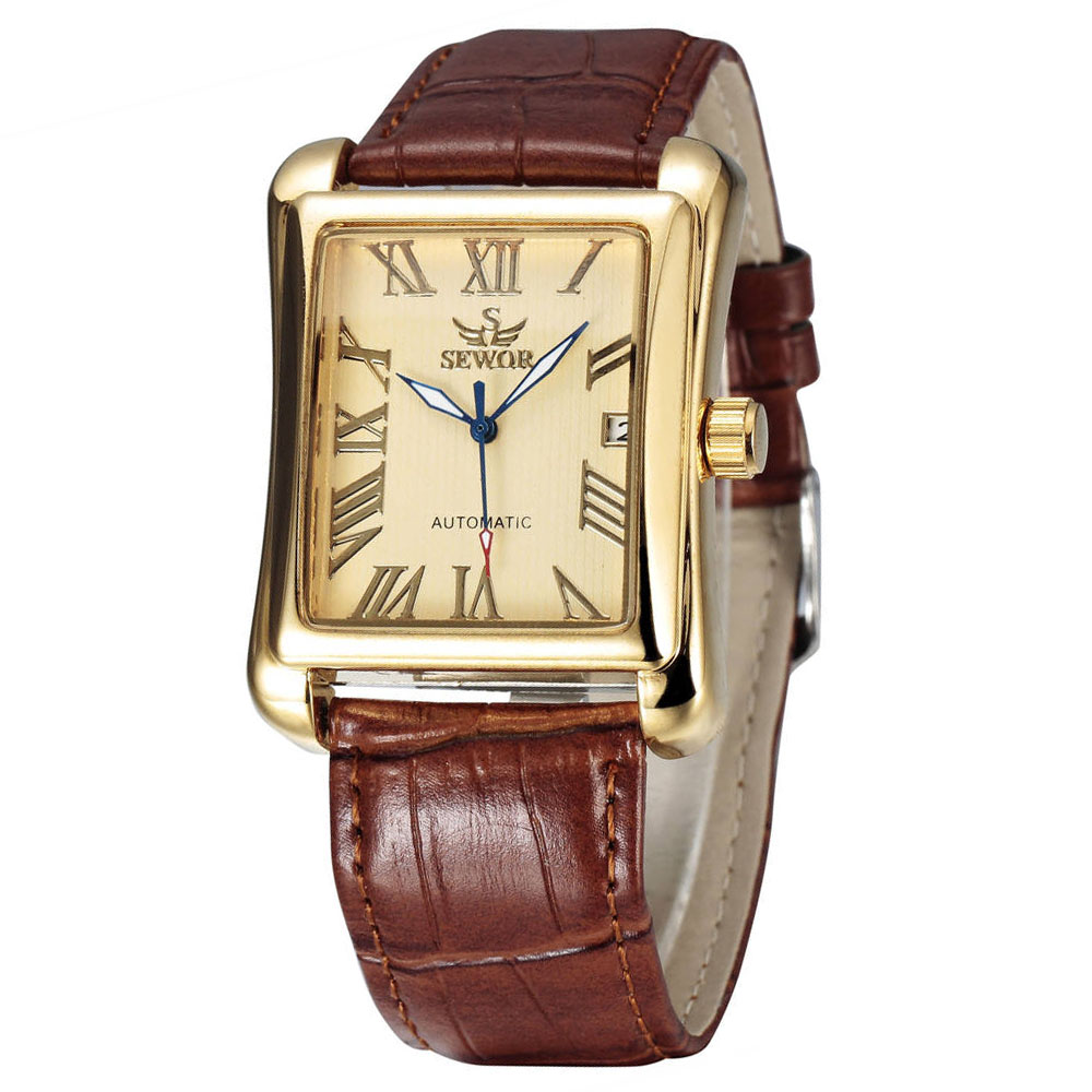 SEWOR üst marka lüks erkekler  - Cartier Watch Santos incelemesi ve fiyatı