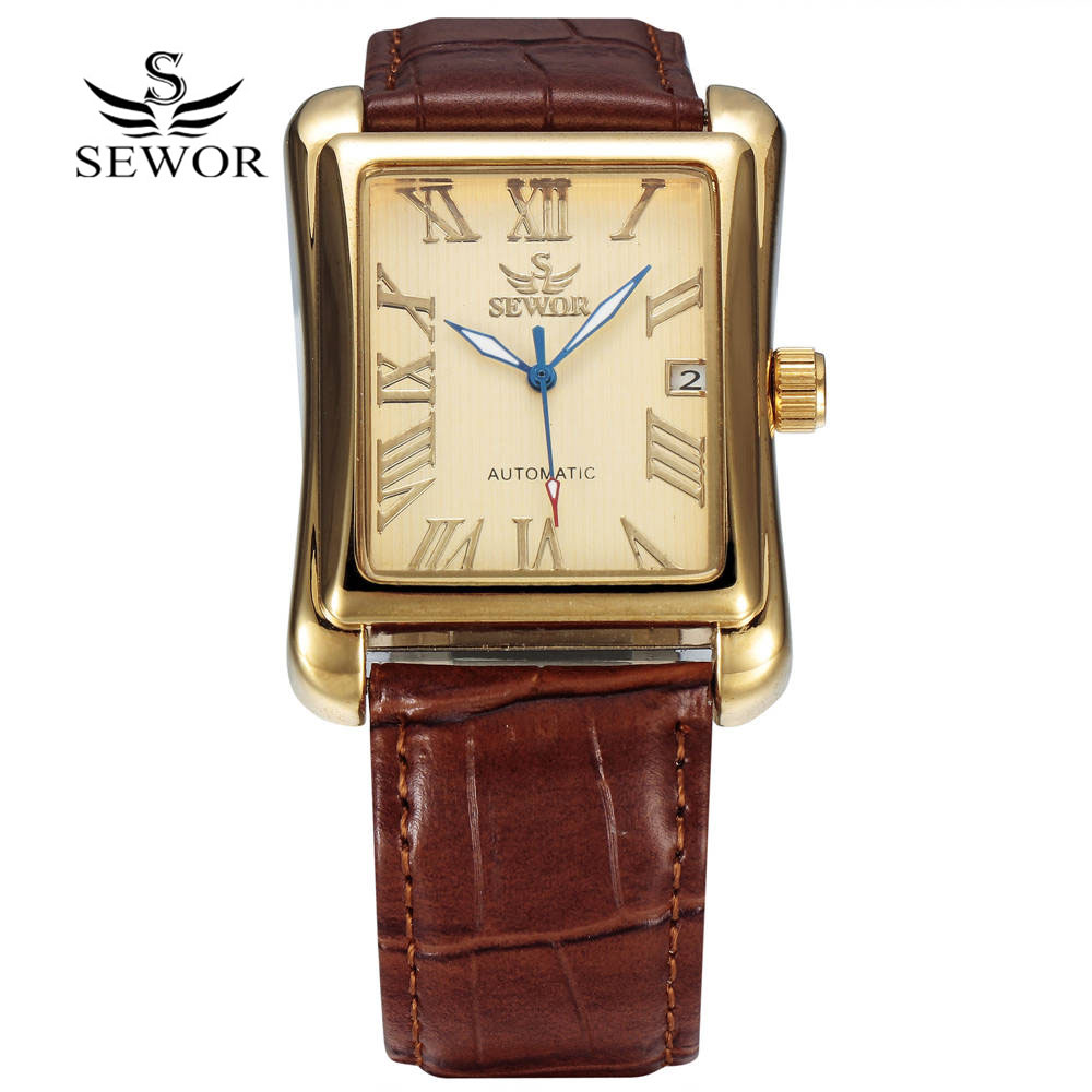 SEWOR üst marka lüks erkekler  - Cartier Watch Santos incelemesi ve fiyatı