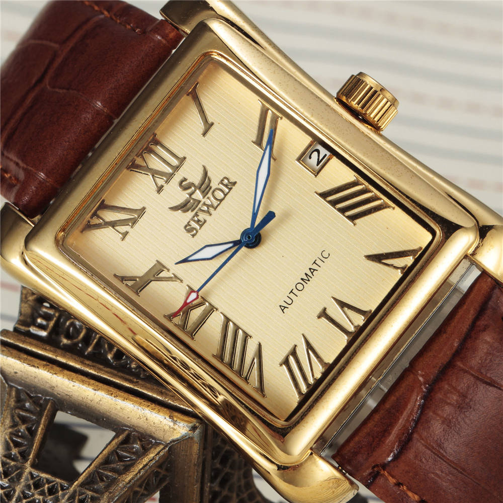 SEWOR üst marka lüks erkekler  - Cartier Watch Santos incelemesi ve fiyatı