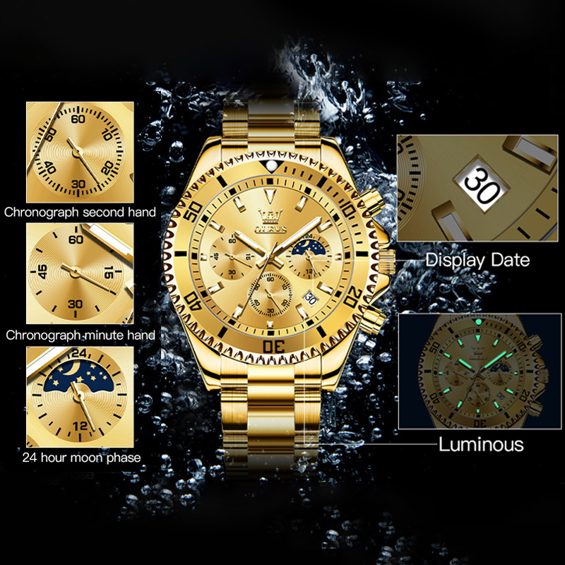 OLEVS 2870 erkek saati üst mar - Rolex Watch Datejust incelemesi ve fiyatı