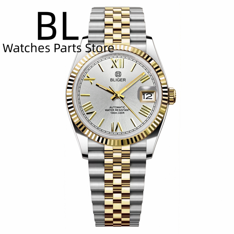 BLIGER 36mm/39mm İki Renkli Al - Rolex Watch Datejust incelemesi ve fiyatı