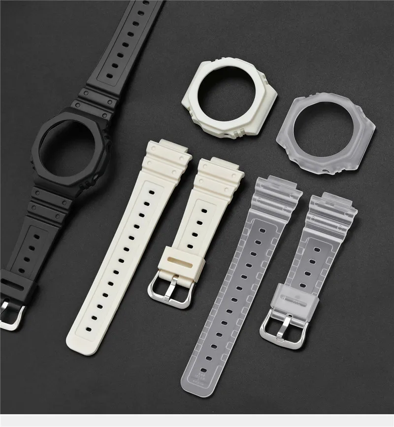 Kauçuk saat kayışı kılıf çerçe - Casio Watch G-Shock Ga-2100 incelemesi ve fiyatı