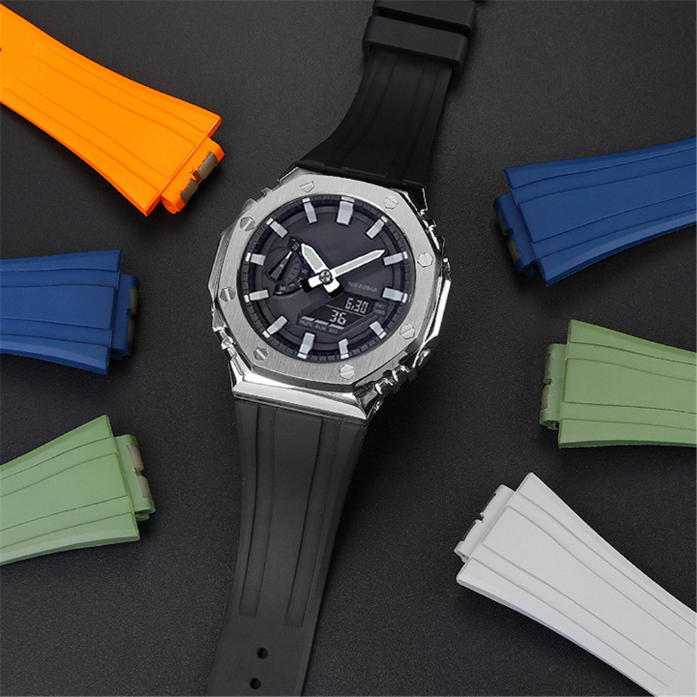 Casio için Premium Fluoro kauç - Casio Watch G-Shock Ga-2100 incelemesi ve fiyatı